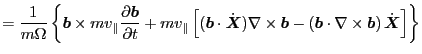 $\displaystyle = \frac{1}{m \Omega} \left\{ \ensuremath{\boldsymbol{b}} \times m...
...math{\boldsymbol{b}} \right) \dot{\ensuremath{\boldsymbol{X}}}
\right] \right\}$