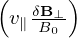 (     )
 v∥δBB0⊥-
