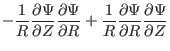 $\displaystyle - \frac{1}{R} \frac{\partial \Psi}{\partial Z} \frac{\partial
\Ps...
...+ \frac{1}{R} \frac{\partial \Psi}{\partial R}
\frac{\partial \Psi}{\partial Z}$