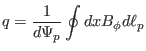 $\displaystyle q = \frac{1}{d \Psi_p} \oint d x B_{\phi} d \ell_p$