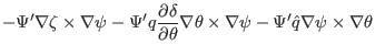 $\displaystyle - \Psi' \nabla \zeta \times \nabla \psi - \Psi' q \frac{\partial
...
...abla \theta \times \nabla \psi - \Psi' \hat{q}
\nabla \psi \times \nabla \theta$