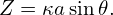 R = R0 + ψ αacos(𝜃 + Δ sin𝜃),
                                                                                

                                                                                
