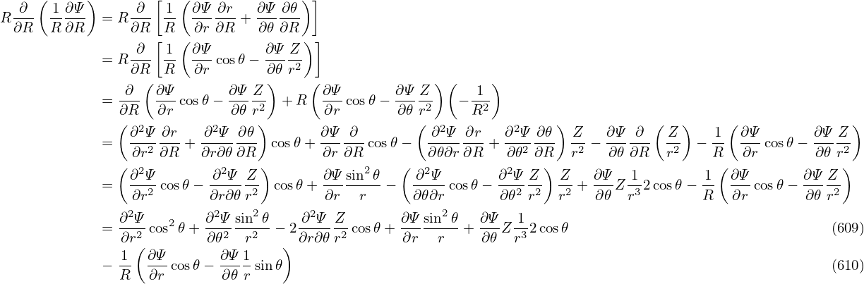                    2
R201-∂-r∂Ψ0+ R20 1-∂-Ψ0 = − μ0R40P′(Ψ0) − R20g′(Ψ0)g(Ψ0),
   r∂r  ∂r      r2 ∂𝜃2
