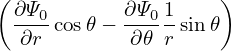    1 d ( dΨ  dΔ )   d2Ψ  dΔ                    1 dΨ
⇒  ---  r--0---- +  --20---= − μ02R0rP′(Ψ0)+ -----0-
   rdr    dr dr     dr  dr                   R0 dr
